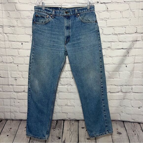 Vintage 90s Levi’s 505 Regular Fit Straight Jeans Size 36 - Picture 12 of 12